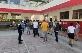 Puesto de votación en Baranoa