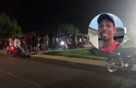 Reinaldo José González Medina y el lugar de los hechos.