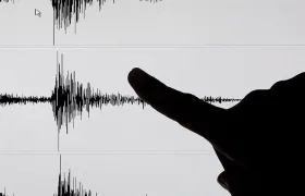 Sismógrafo tras un terremoto.