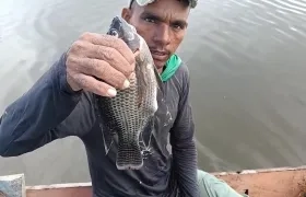 Una mojarra en seis horas y media de pesca