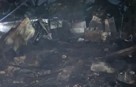 Incendio en Villa Caracas