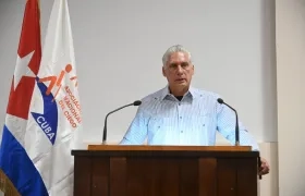 El presidente de Cuba, Miguel Díaz-Canel.