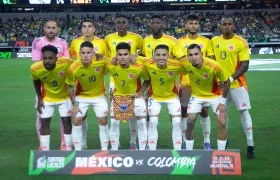 Selección Colombia disputó el amistoso contra México. 
