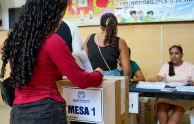 Las votaciones se iniciaron a las 8:00 a.m. hasta las 4:00 p.m. 