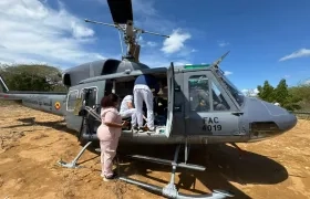 Momentos de la evacuación. 