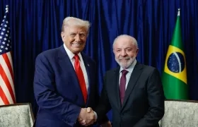 Donald Trump y Lula da Silva.