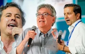 Juan Manuel Galán, Mauricio Cárdenas y David Luna. 