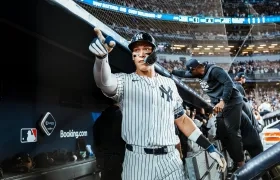 Aaron Judge conectó un jonrón que empató el juego a seis carreras en el cuarto inning. 