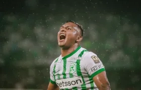 Alfredo Morelos,delantero del Atlético Nacional. 
