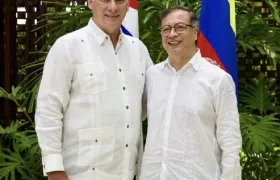 Presidentes Díaz-Canel y Gustavo Petro