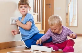 Accidentes domésticos en niños.