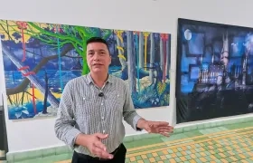 Diego Monsalve, director de la biblioteca. 