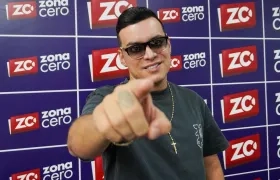 Yeison Jiménez en la redacción de Zona Cero.