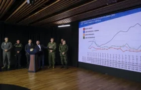 El Presidente Gustavo Petro en la alocución.