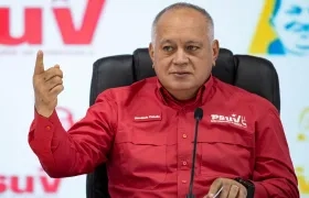 Diosdado Cabello, secretario general del gobernante Partido Socialista Unido de Venezuela (PSUV).