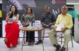 Katy Paternina, Milagros Reales, Jesús Pernett y Hermes Ospino.