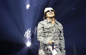 Beéle durante el concierto. 