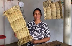 María Josefa Romo Olaya, beneficiaria del proceso de restitución en El Piñón, Magdalena.