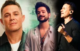 Alejandro Sanz, Camilo y Fonseca.