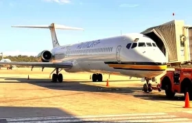 El Aeropuerto Internacional de Maiquetía Simón Bolívar.