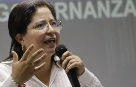 Alcira Sandoval, alcaldesa de Soledad. 