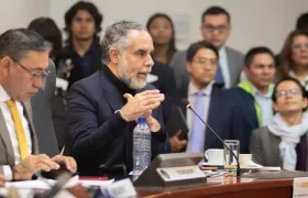 Armando Benedetti, ministro del Interior, en la Comisión de Derechos Humanos.
