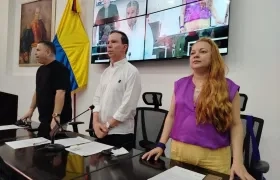 Mesa directiva de la Asamblea del Atlántico. 