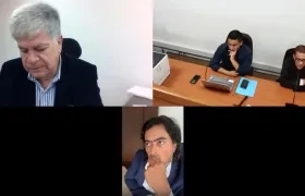 Nicolás Petro Burgos en audiencia. 