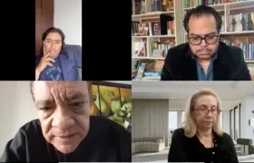 Nicolás Petro en la audiencia de este viernes. 