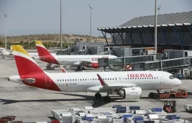 Aviones de Iberia, aerolínea europea.