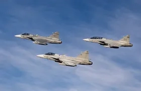 Aviones Caza Gripen. 