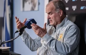 El seleccionador de Uruguay, Marcelo Bielsa.