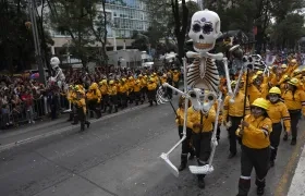 Celebración del Día de Muertos en Ciudad de México. 