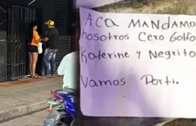 Lugar donde sucedió el crimen / Panfleto.