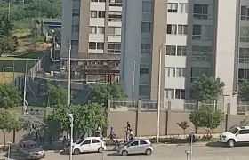 Lugar del ataque a bala. 