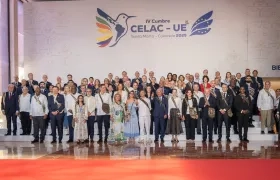 La foto oficial de la Cumbre CELAC-UE.
