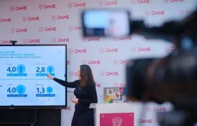 La directora del Dane, Piedad Urdinola.