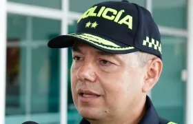 El saliente comandante de la Mebar, general Edwin Urrego.