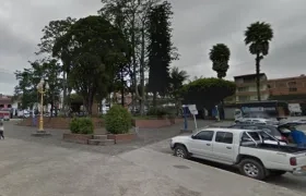 Plaza principal de El Carmen de Viboral. 