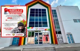 Volante ofreciendo lote y Alcaldía de Malambo