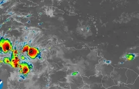 Imagen del frente frío.