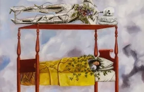 El autorretrato surrealista 'El Sueño (La cama)'.