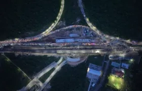 Intercambiador vial en la Circunvalar.