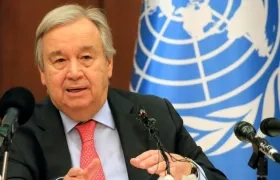 Secretario general de la ONU, António Guterres.