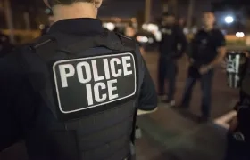 Policía ICE en Estados Unidos. 