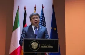 El presidente de la Corte Constitucional, Jorge Ibáñez.