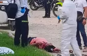 Lugar donde sucedió el crimen.