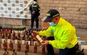 Aprehensión del licor. 