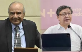 Los magistrados Héctor Carvajal y Jorge Enrique Ibáñez.