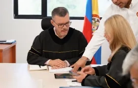 El magistrado Mauricio Rodríguez Tamayo, presidente de la CNDJ.